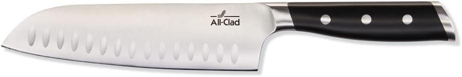 imageAllClad Kitchen Essentials Acacia Cutting Board wJuice Groove 19x14 Inches 1quot Thick Chopping Board for Meat Cheese Vegetables Fruit Serving Board for Kitchen ampamp Dining Room Charcuterie BrownSilverBlack