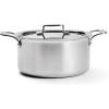 imageAllClad D5 5Ply Brushed Stainless Steel Stockpot 8 Quart Induction Oven Broiler Safe 600F Pots and Pans Cookware SilverSilver