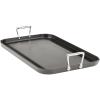imageAllClad HA1 Hard Anodized Nonstick Griddle 13x20 Inch Oven Broiler Safe 500F Pots and Pans Cookware Black13 x 20 Double Burner