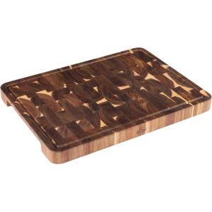 All-Clad Kitchen Essentials Acacia Cutting Board w/Juice Groove 19×14 Inches, 1″ Thick, Chopping Board for Meat, Cheese, Vegetables, Fruit, Serving Board for Kitchen & Dining Room, Charcuterie, Brown(Brown)