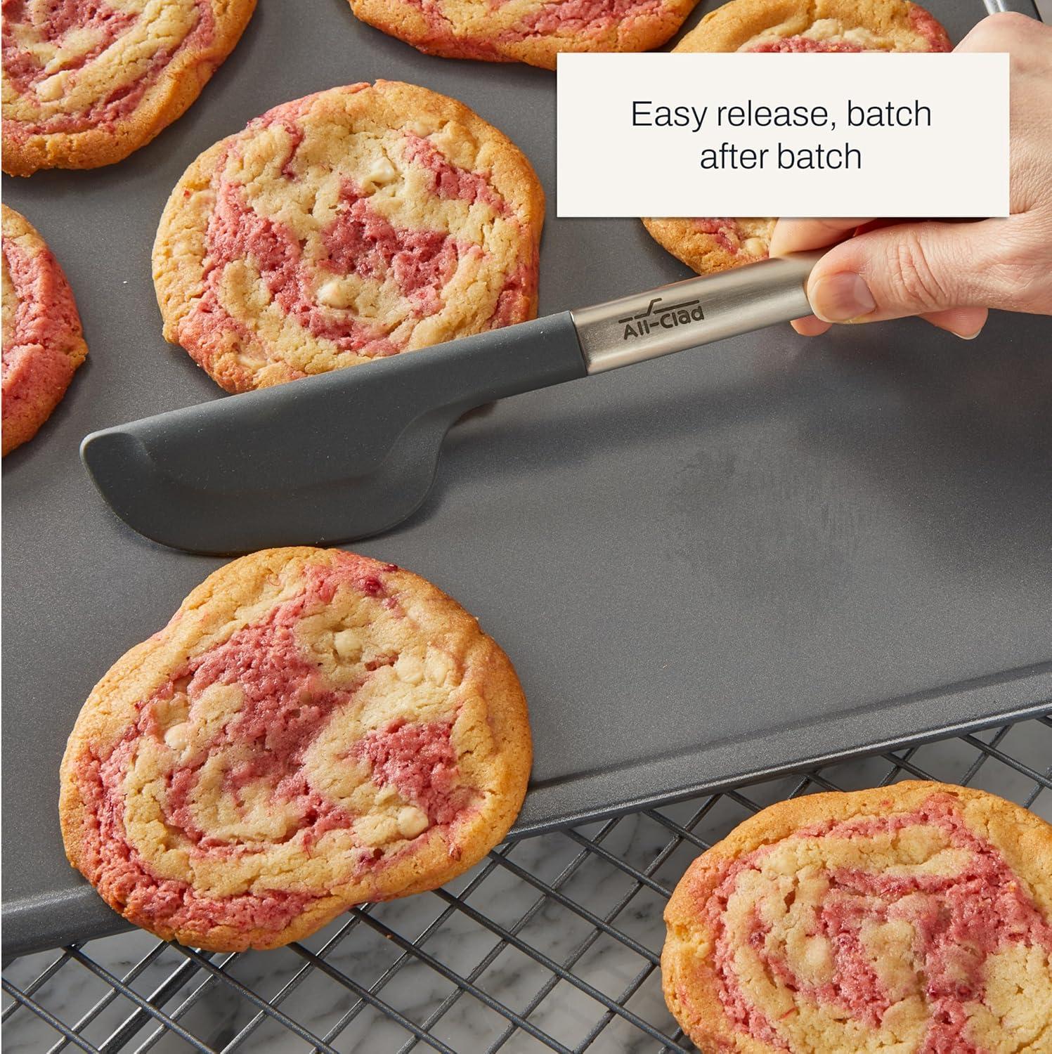 imageAllClad Mini Muffin Pan 24 Cups ProRelelase Nonstick Bakeware Mini Cupcake Pans for Baking BiteSize Muffins Scones ampamp Egg Bites Durable CeramicReinforced Non stick Coating Baking Tray Grey