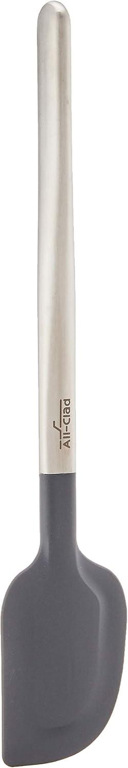 imageAllClad Specialty Silicone Kitchen Gadgets 5 Piece Set Spatulas Kitchen Tools Kitchen Hacks BlackStainless Steel and Black