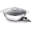imageAllClad Electrics Stainless Steel and Nonstick Surface Skillet 7 Quart 1800 Watts Temp Control Cookware Pots and Pans Oven Broil Dishwasher Safe