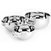 imageAllClad Kitchen Accessories Stainless Steel Mixing Bowls Set 15 3 5 Quart Metal Mixing Bowls Silver3Piece