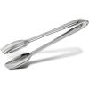 imageAllClad Specialty Stainless Steel Kitchen Gadgets Serving Tongs Kitchen Tools Kitchen Hacks Silver10 inch Pack of 6