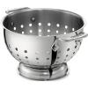 imageAllClad Tools and Accessories Stainless Steel Colander 3 Quart Strainer Pasta Strainer with Handle Pots and Pans Silver5Quart