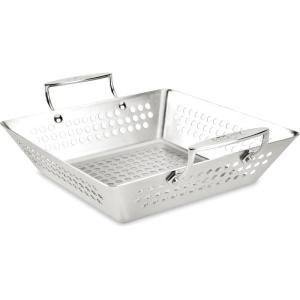 All-Clad Outdoor Stainless Steel Roaster 15×11 Inch Oven Broiler Safe 700F Roaster Pan, Pots and Pans, Cookware Silver(Stainless Steel)