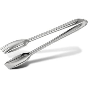 All-Clad Specialty Stainless Steel Kitchen Gadgets Serving Tongs Kitchen Tools, Kitchen Hacks Silver(10 inch)
