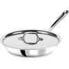 imageAllClad D3 3Ply Stainless Steel Fry Pan 14 Inch Induction Oven Broiler Safe 500F Lid Safe 350F Pots and Pans Cookware SilverSilver