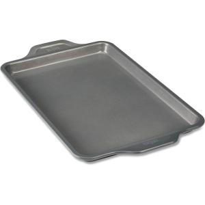 All-Clad Pro-Release Nonstick Bakeware Jelly Roll Pan 10×15 Inch Oven Safe 450F Half Sheet, Cookie Sheet, Muffin Pan, Cooling & Baking Rack, Round Cake Pan, Loaf Pan, Baking Pan Grey(Gray)