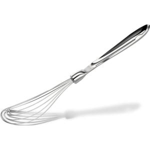 All-Clad Specialty Stainless Steel Kitchen Gadgets Flat Whisk Kitchen Tools, Kitchen Hacks Silver